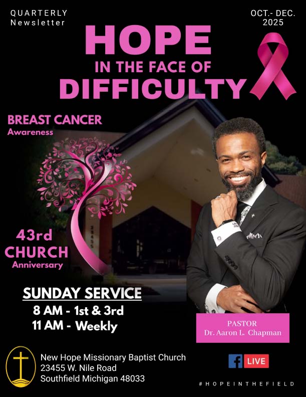 New Hope Newsletter front cover